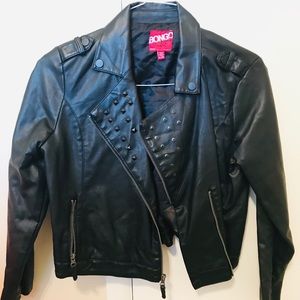 💫 BONGO Black Leather Jacket